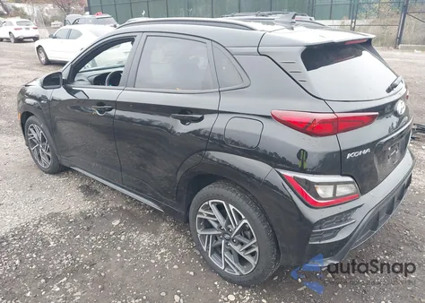2023 Hyundai Kona N Line z USA, uszkodzony, nr VIN KM8K3CA33PU004293